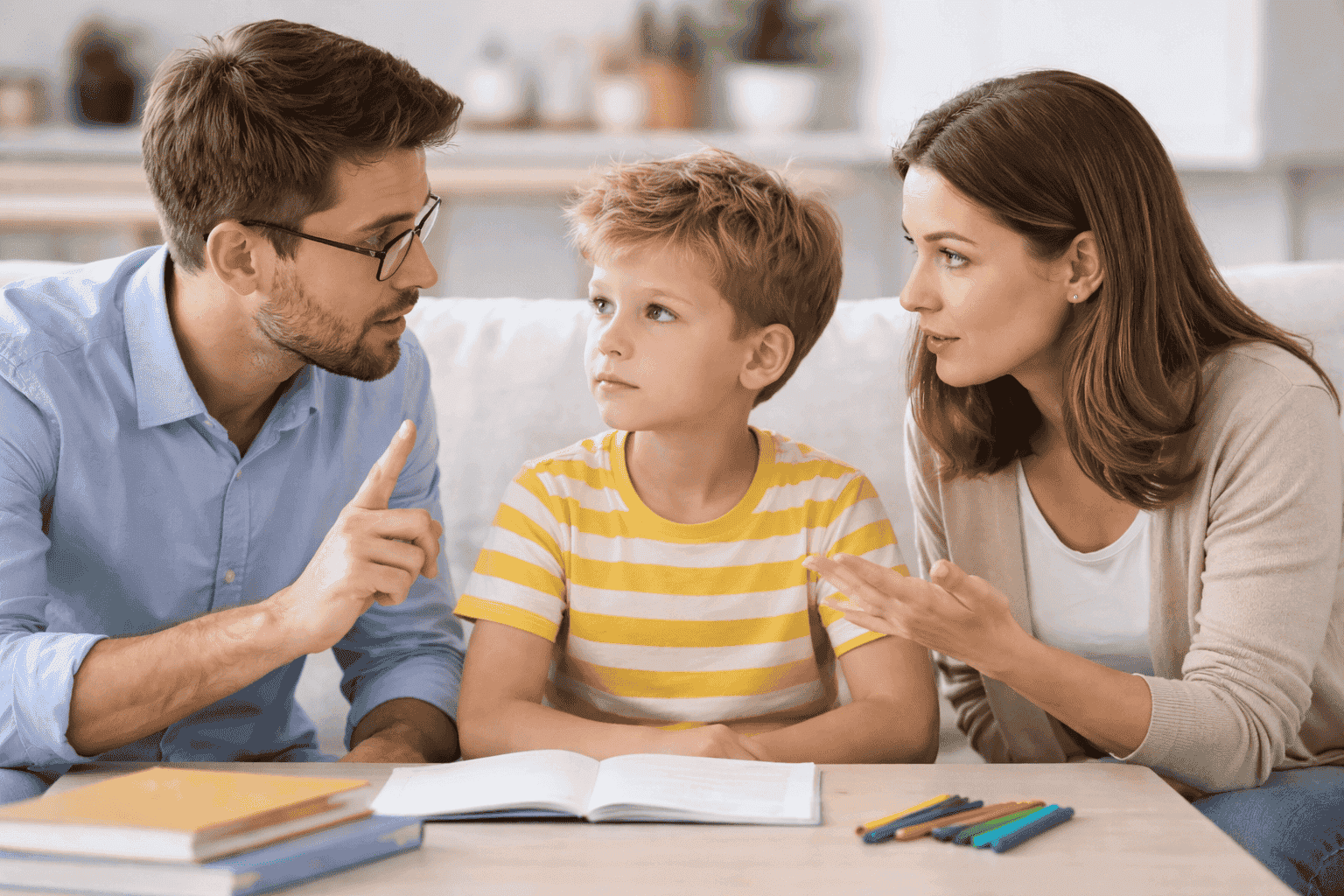 Une jeune fille et une conseillère en séance de thérapie à l'intérieur, favorisant le soutien émotionnel.